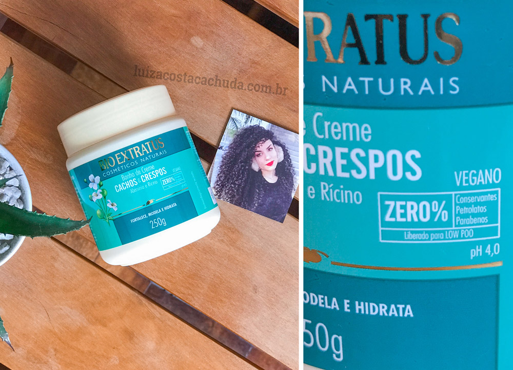 Banho de Creme Bio Extratus Cachos & Crespos
