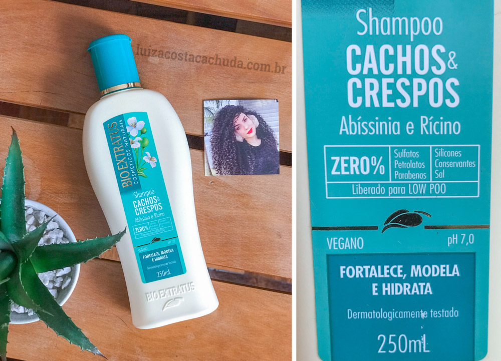 Shampoo Bio Extratus Cachos & Crespos