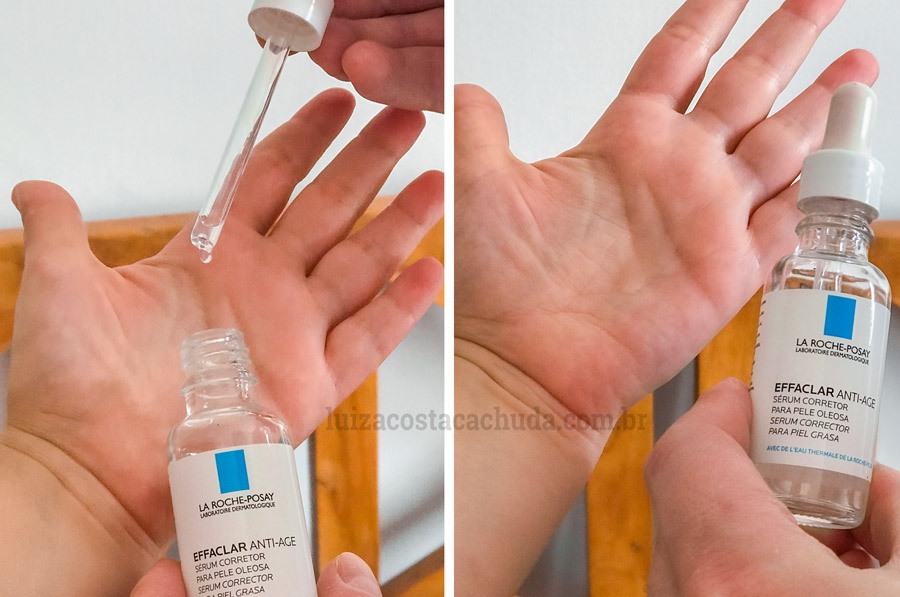 resenha serum effaclar la roche-posay anti-idade consistência