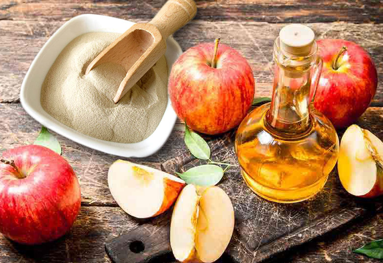 reconstrução caseira com gelatina e vinagre de maçã