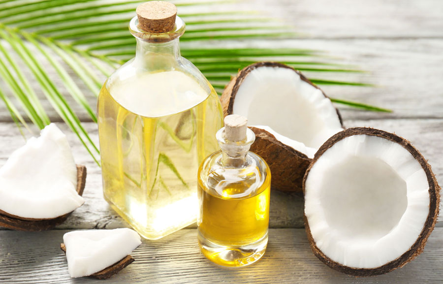 umectação caseira com óleo de coco