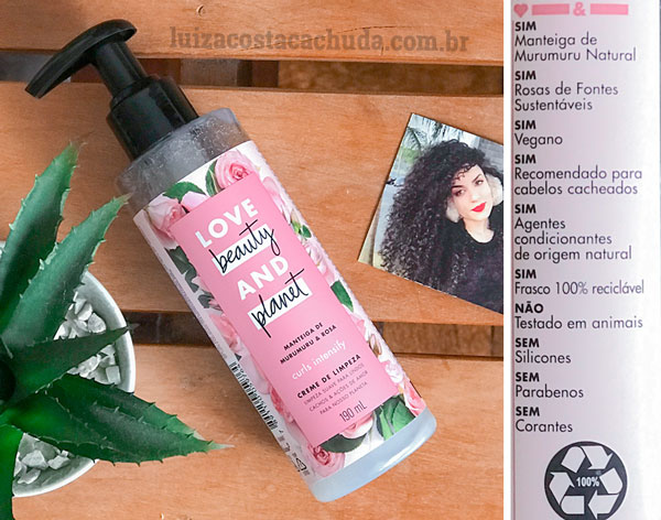 resenha love beauty and planet curls intensify creme de limpeza