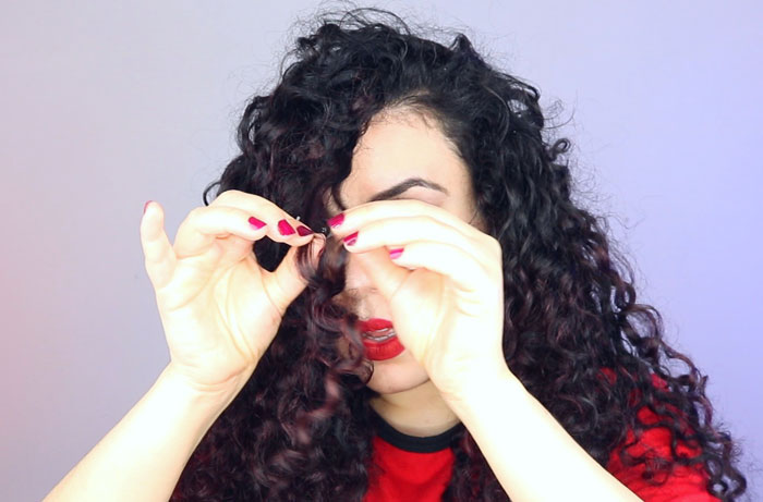 como dar mais volume no cabelo - separe os cachos como dar mais volume no cabelo - separe os cachos