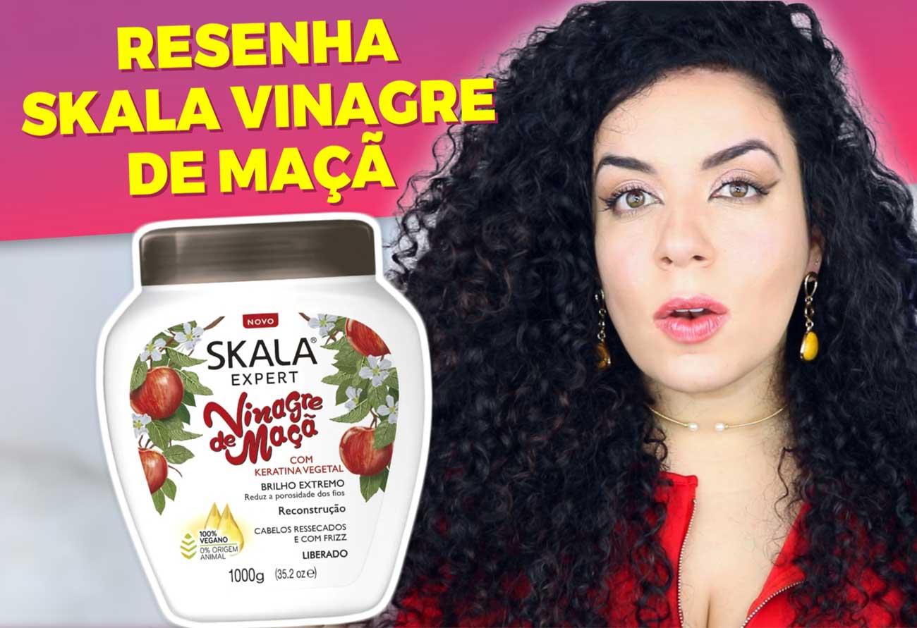 resenha creme skala vinagre de maçã