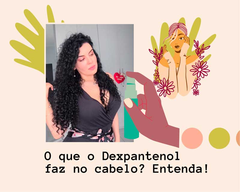 O que o dexpantenol faz no cabelo